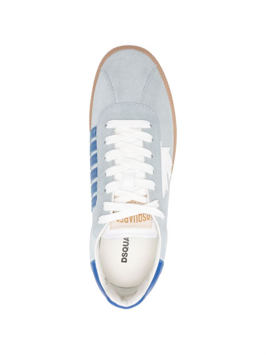 2 lace-up round-neck sneakers-DSQUARED2-Verso