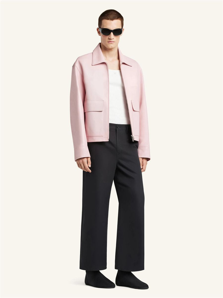 2-pocket leather jacket-COURRÈGES-Verso