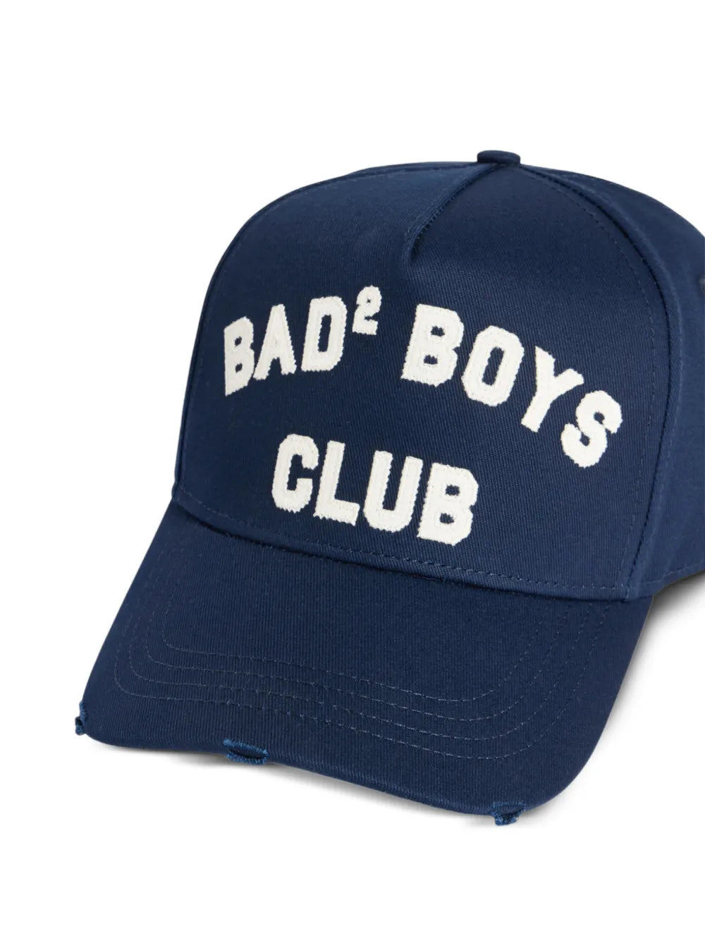 2 text-embroidered baseball cap-DSQUARED-Verso