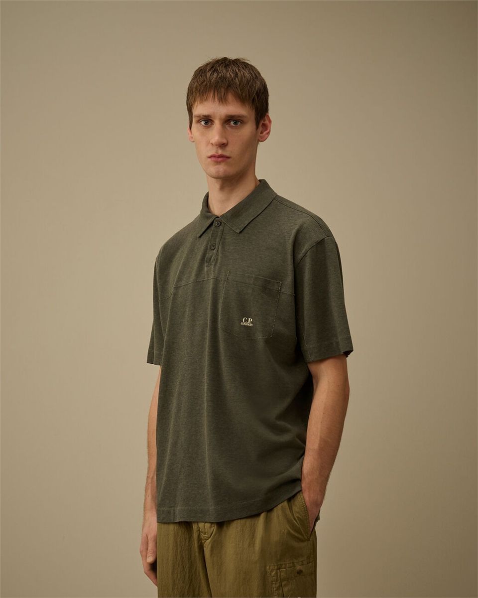 20/1 jersey plated polo-C.P. COMPANY-Verso