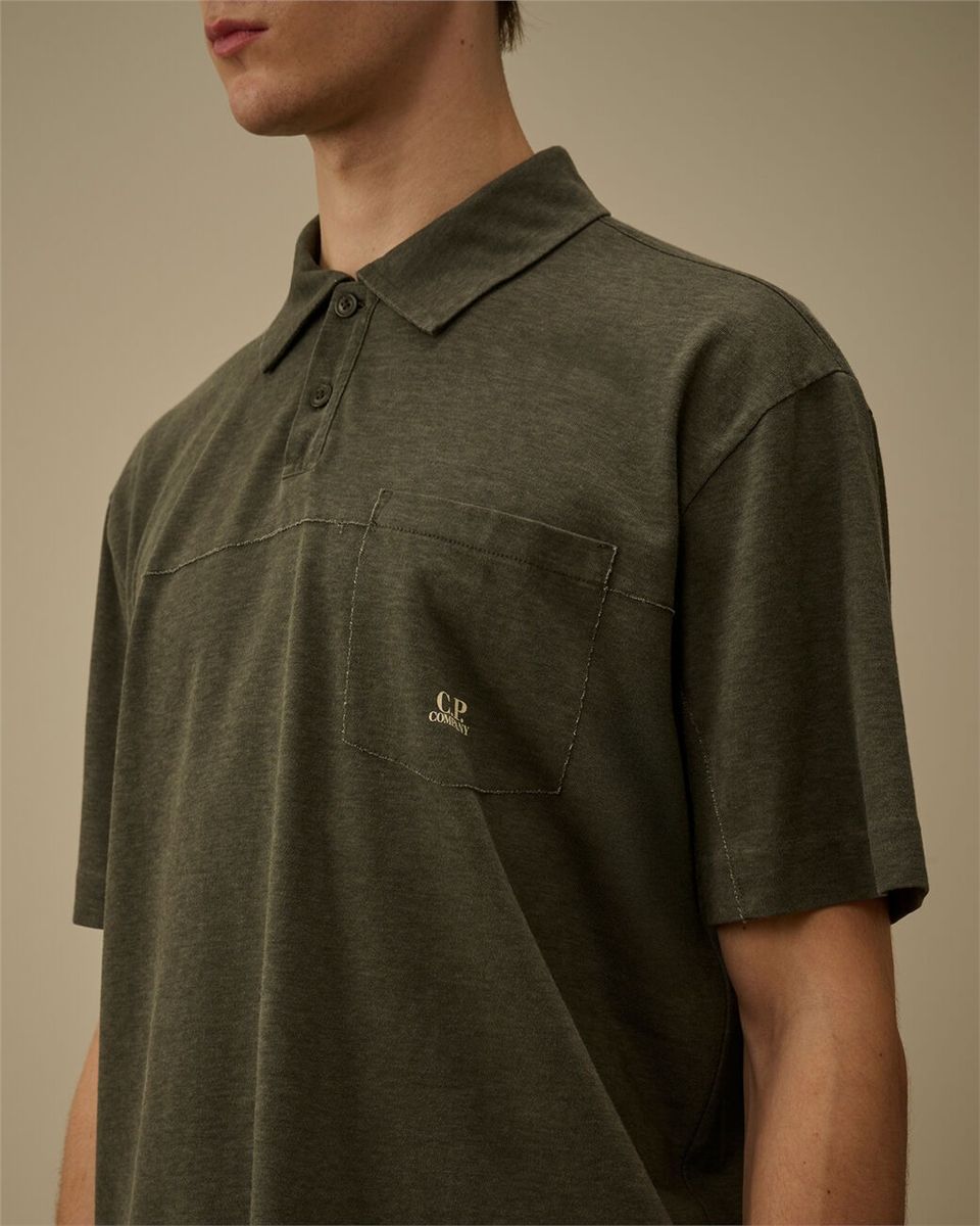 20/1 jersey plated polo-C.P. COMPANY-Verso