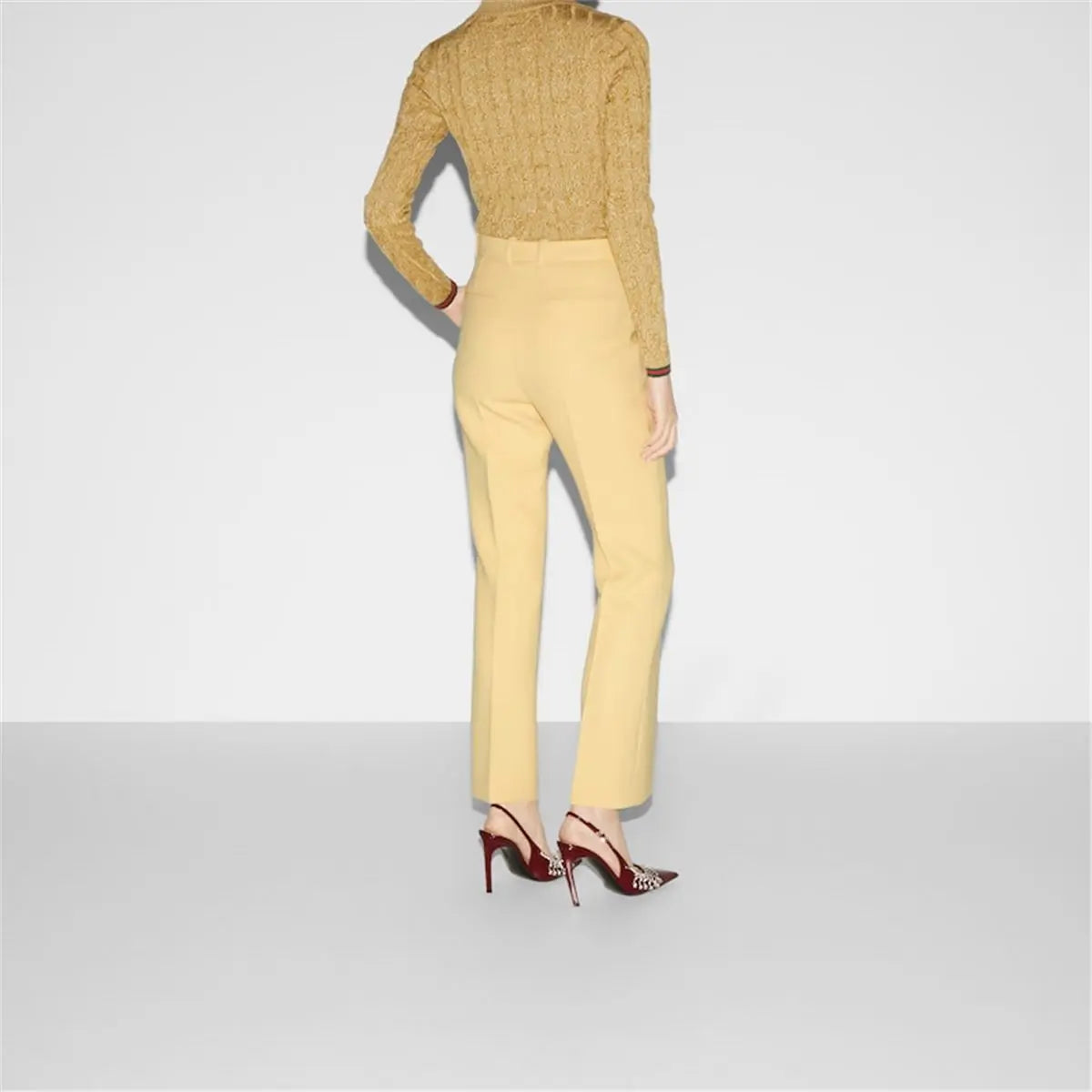 LIGHT WOOL CRÊPE PANT GUCCI