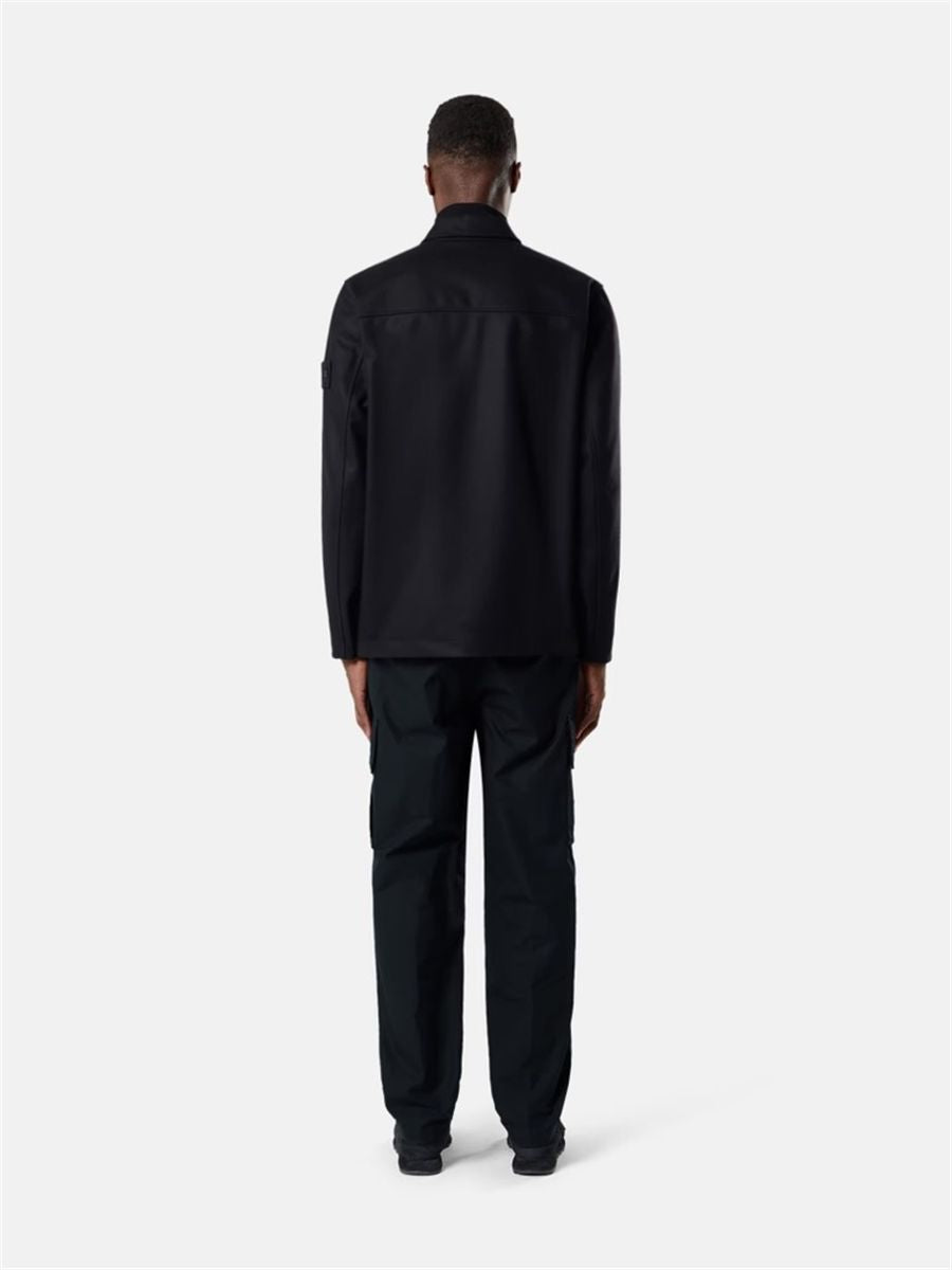 Regular-fit overshirt with chest pocket
