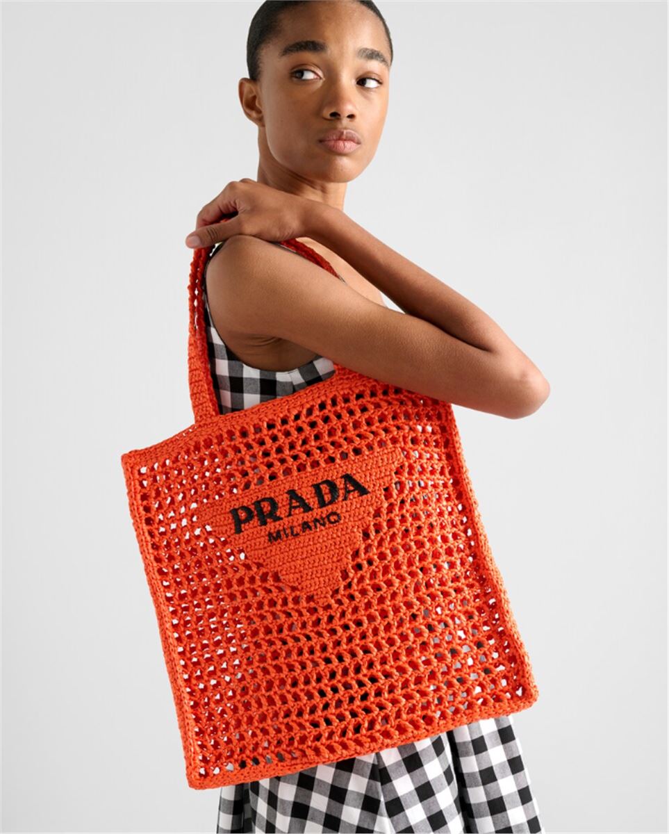 CROCHET TOTE BAG -  PRADA -  Verso
