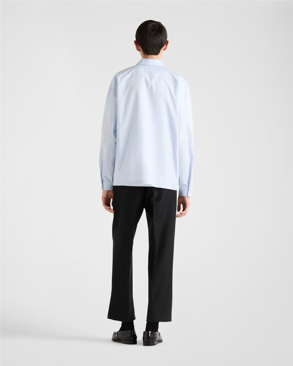 COTTON ZIPPER SHIRT - PRADA - Verso