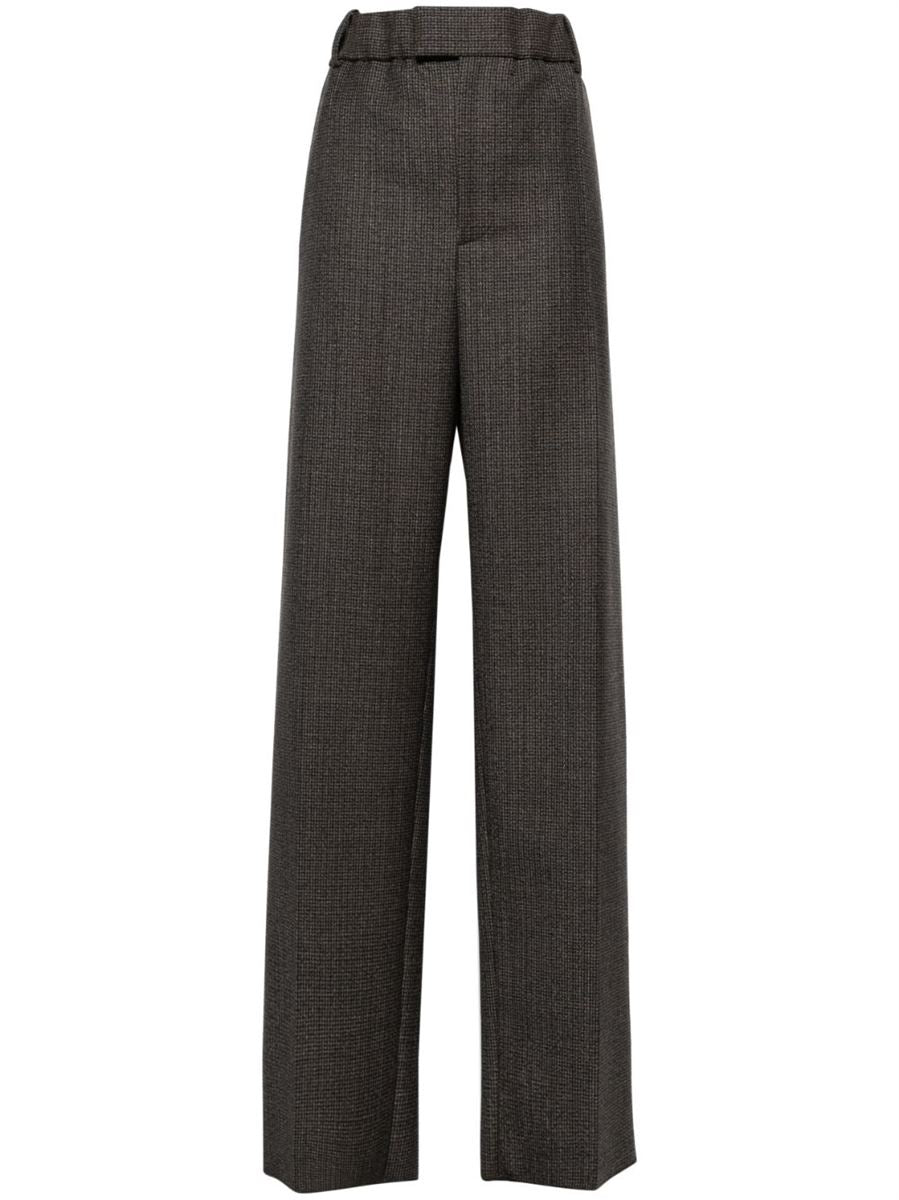 WOOL HOUNDSTOOTH TAILORED PANTS BOTTEGA VENETA