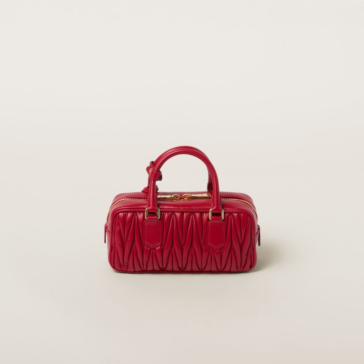 ARCADIE MATELASSÉ NAPPA LEATHER BAG -  MIU MIU -  Verso