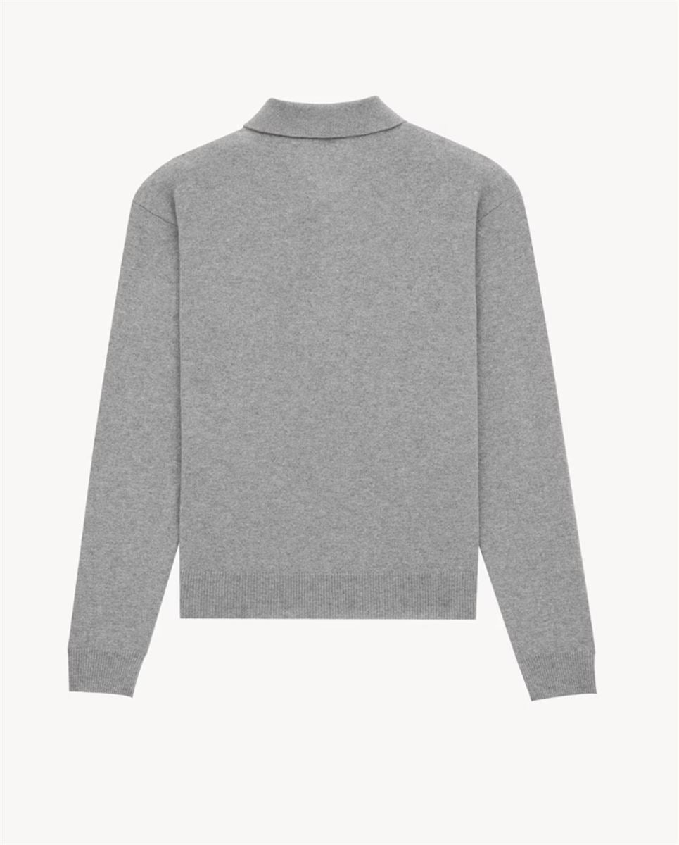 POLO IN WOOL - SAINT LAURENT - Verso