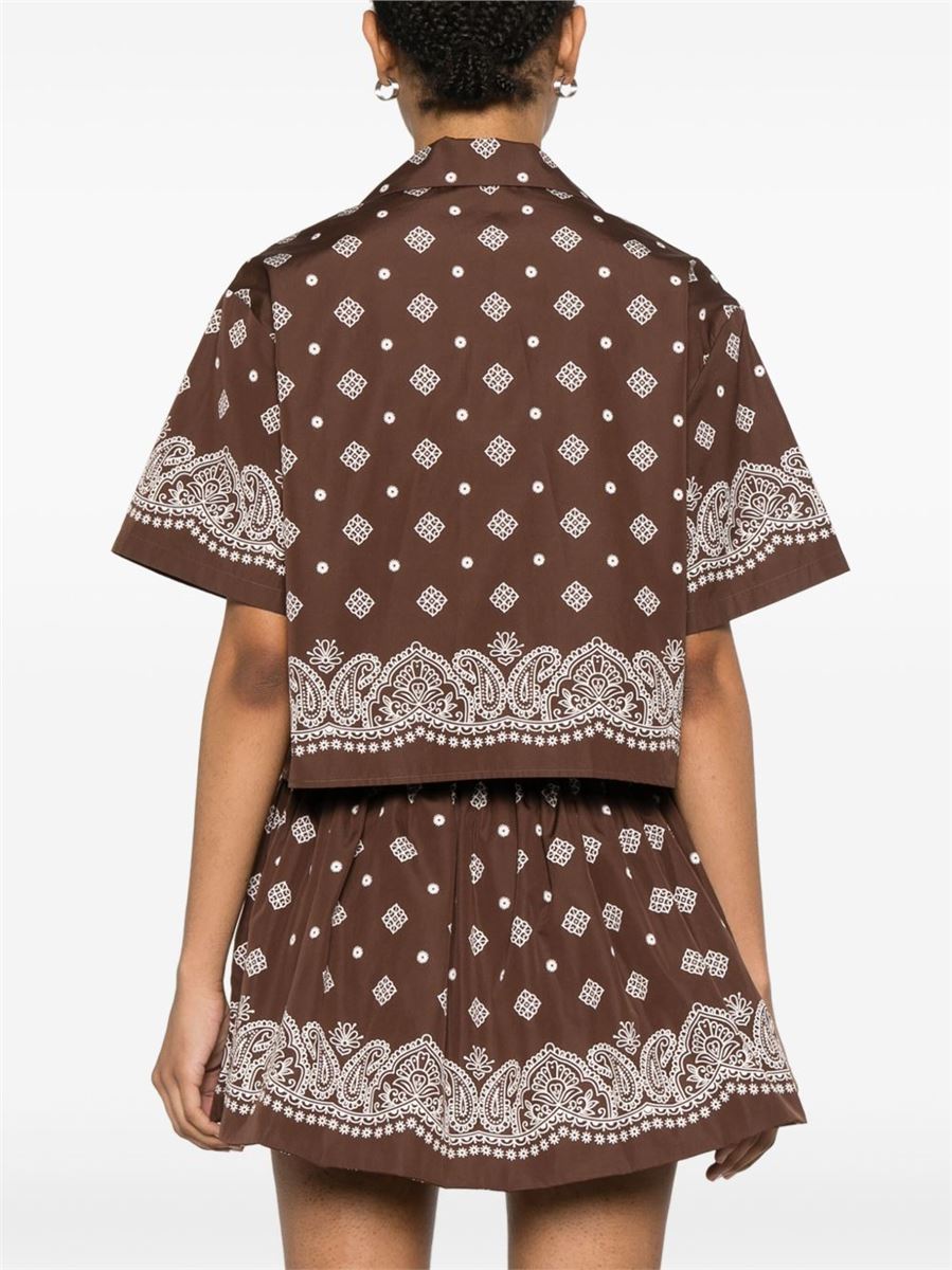 BANDANA-PRINT SHIRT - MIU MIU - Verso