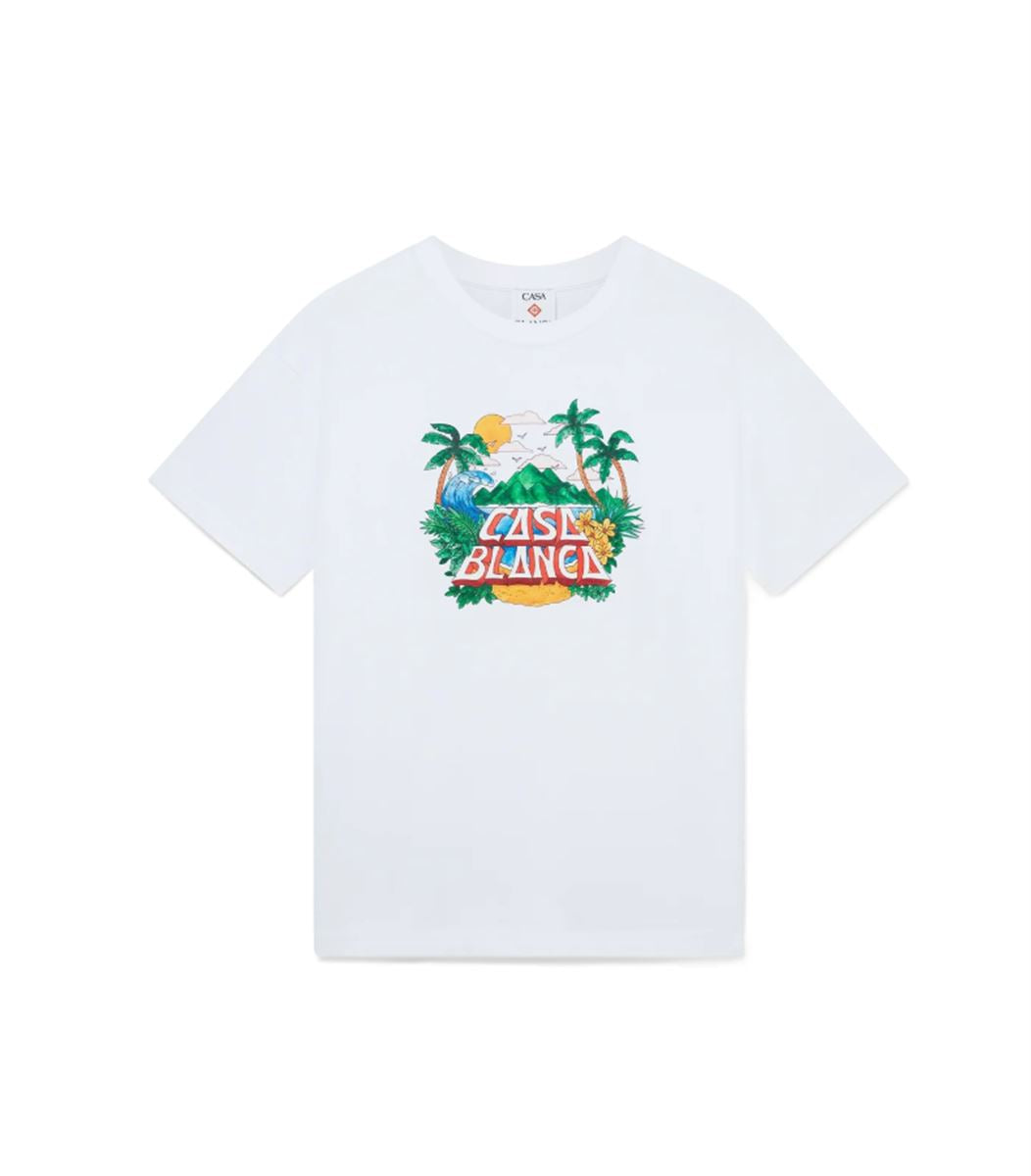 CASA BEACH WAVE T-SHIRT - CASABLANCA - Verso