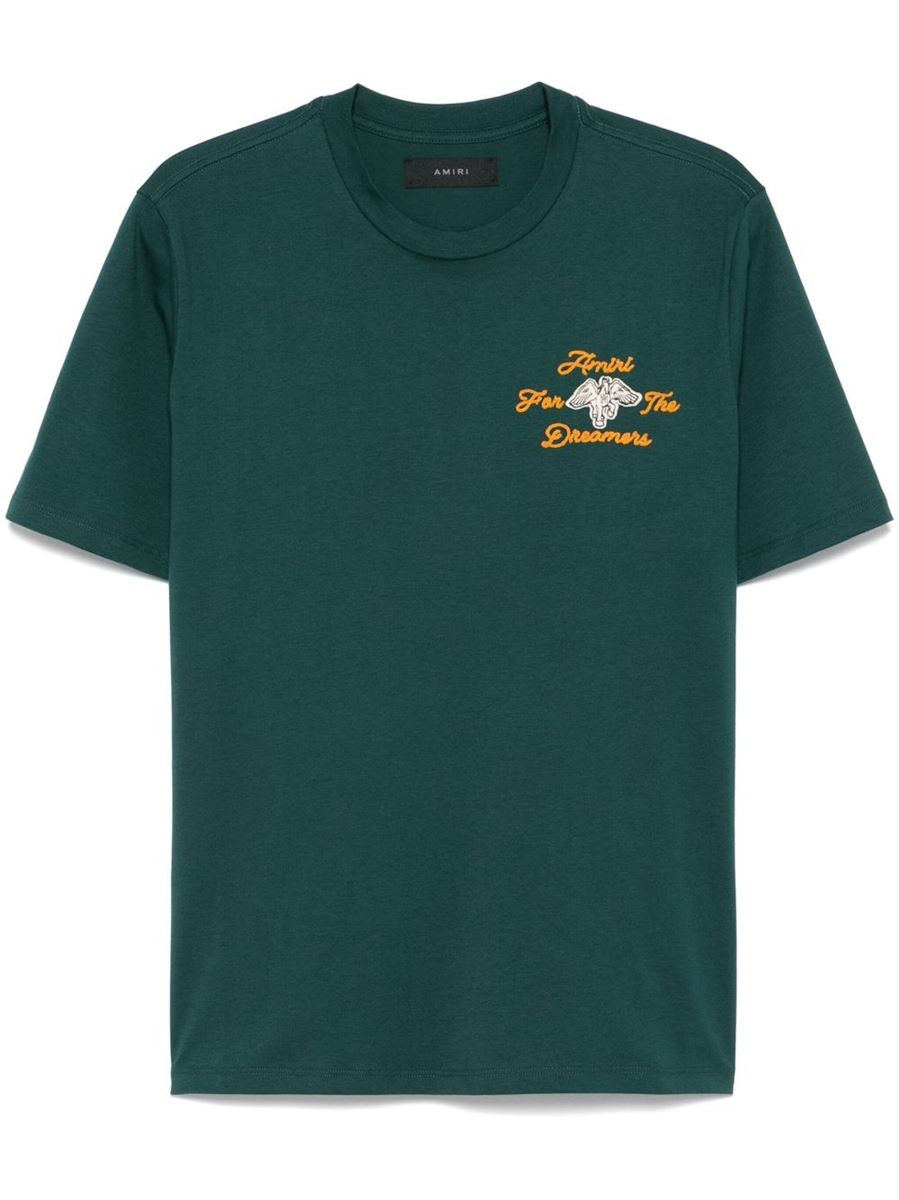DREAMERS EMBROIDERED T-SHIRT -  AMIRI -  Verso