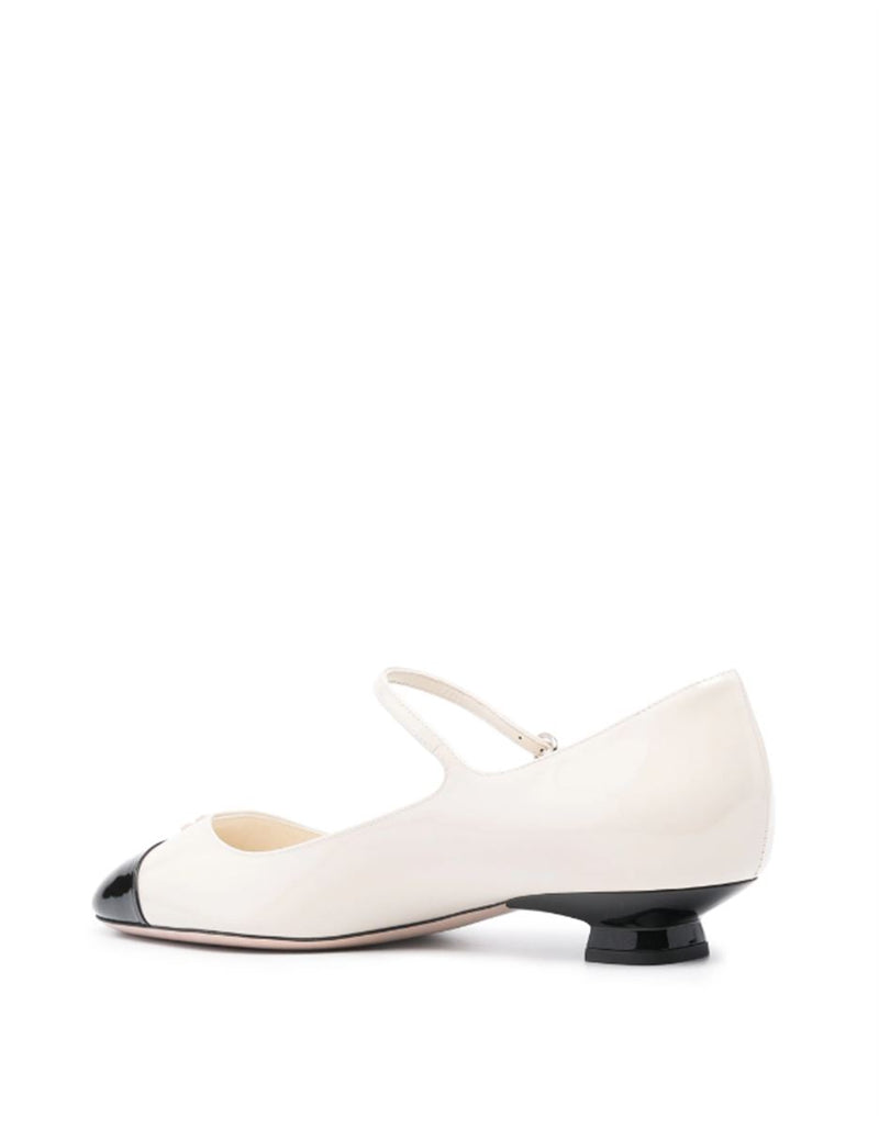 40MM PATENT-LEATHER BALLERINA SHOES