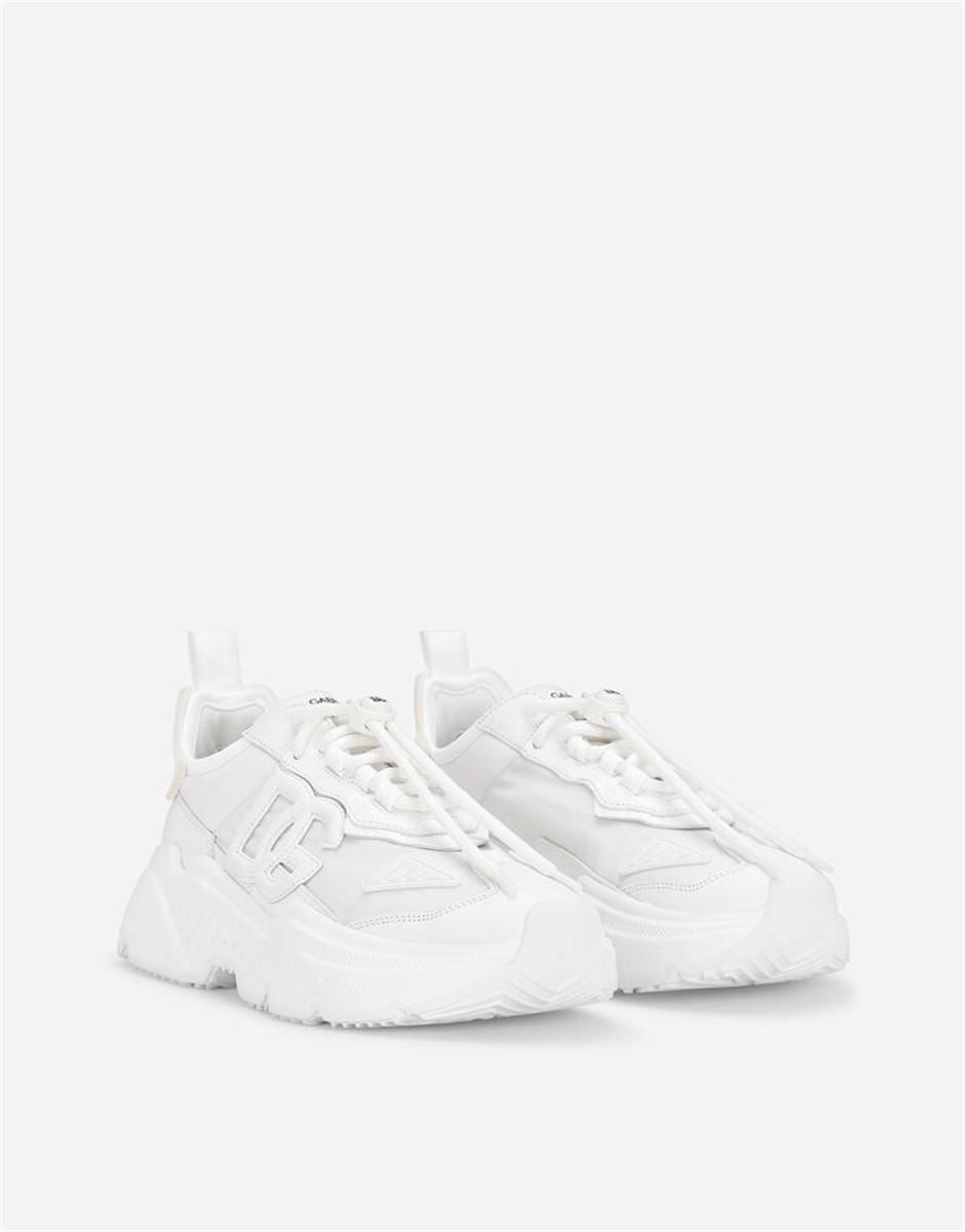 MIXED-MATERIALS DAYMASTER SNEAKERS -  DOLCE & GABBANA -  Verso