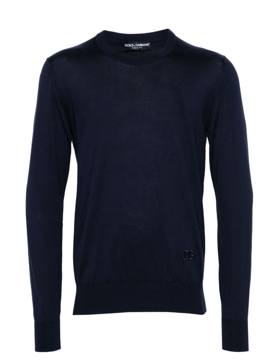 CREW-NECK SILK JUMPER DOLCE & GABBANA
