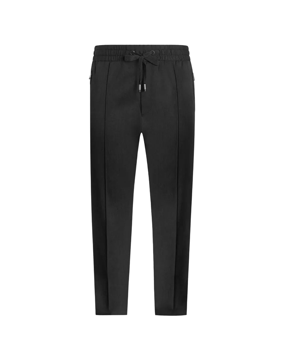 Technical wool jogging trousers