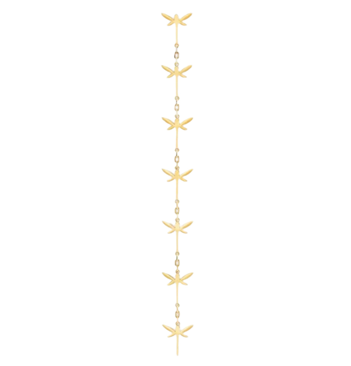 MINI DRAGONFLY LONG CHAIN MONO EARRING - ANAPSARA - Verso