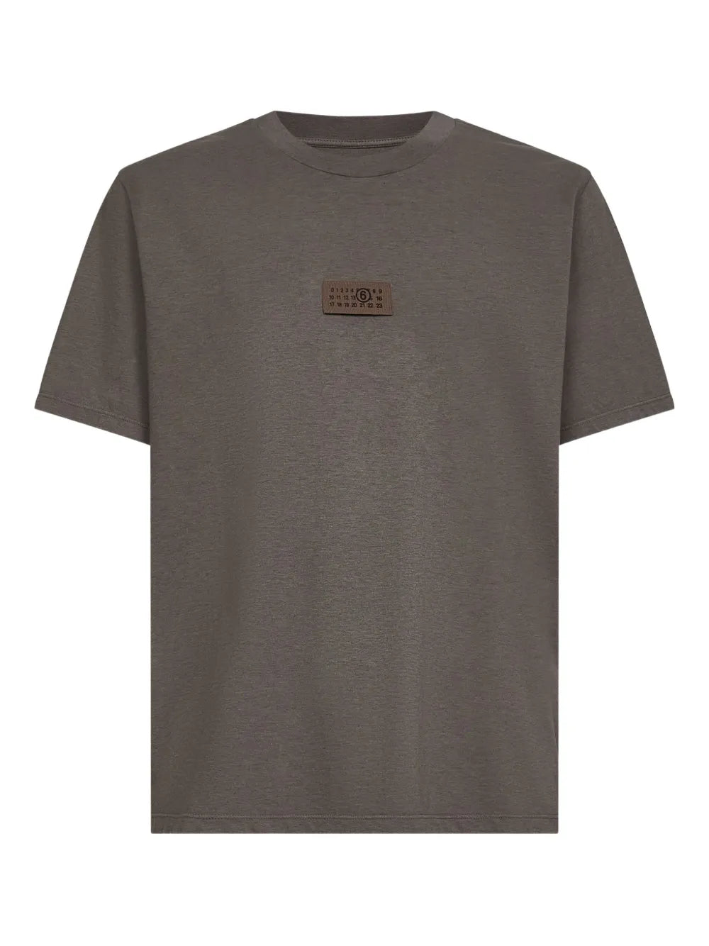 Mm6 maison margiela numbers-motif cotton t-shirt