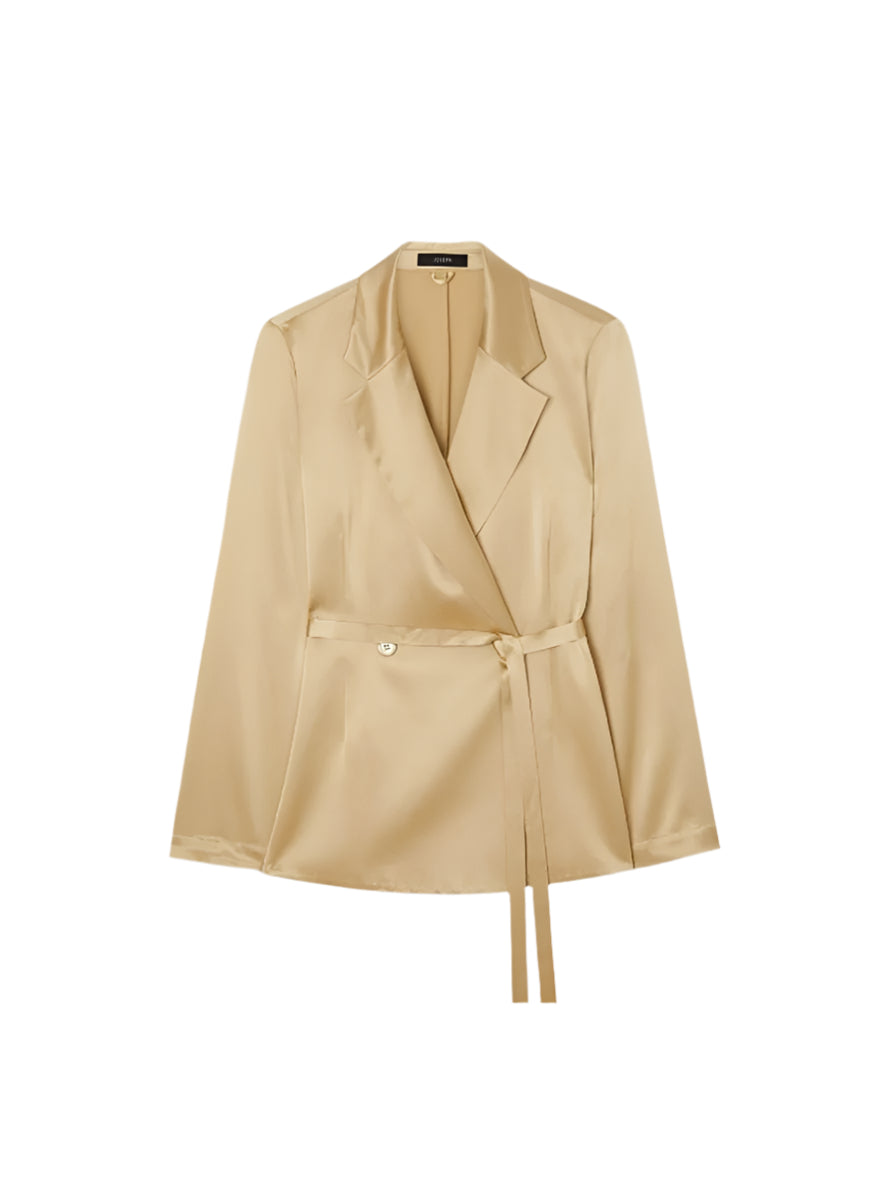 JOUBERT SILK SATIN JACKET - JOSEPH - Verso