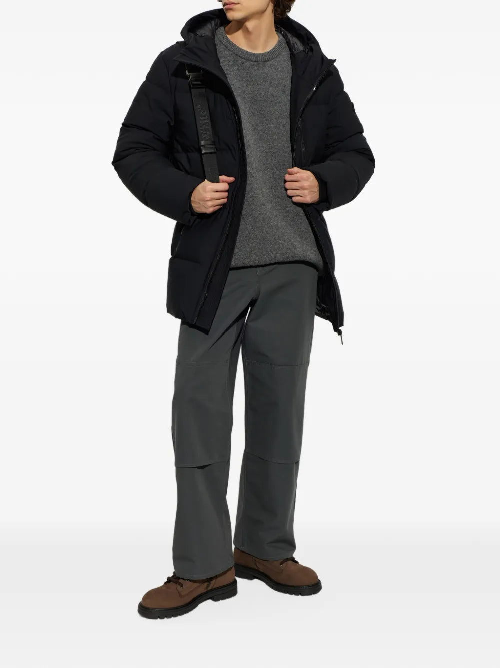 Soho 3q quilted hooded jacket-MOOSE KNUCKLES-Verso