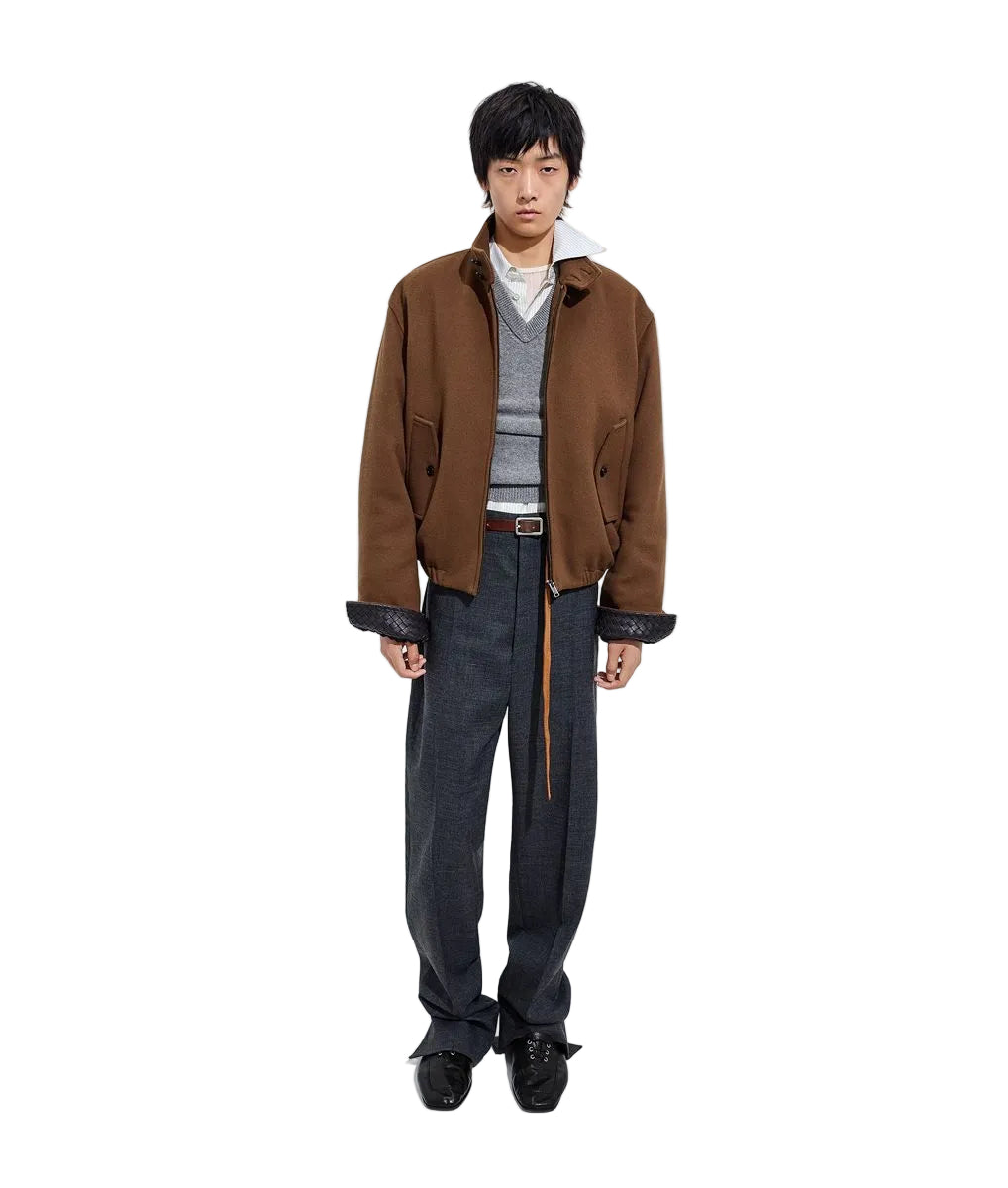 Wool and cashmere blouson-BOTTEGA VENETA-315992-48-Verso