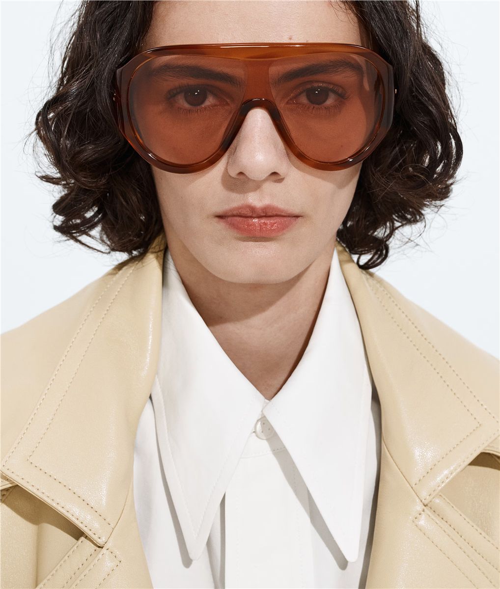 Scudo Shield Sunglasses-BOTTEGA VENETA-Verso