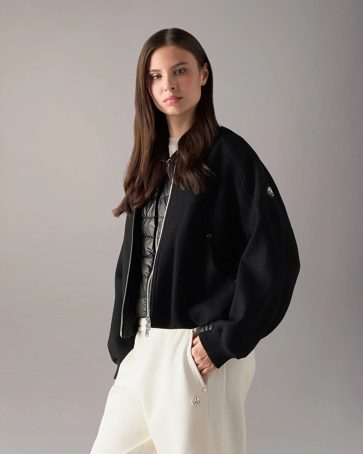 3 in 1 logo-plaque layered jacket-MOOSE KNUCKLES-Verso