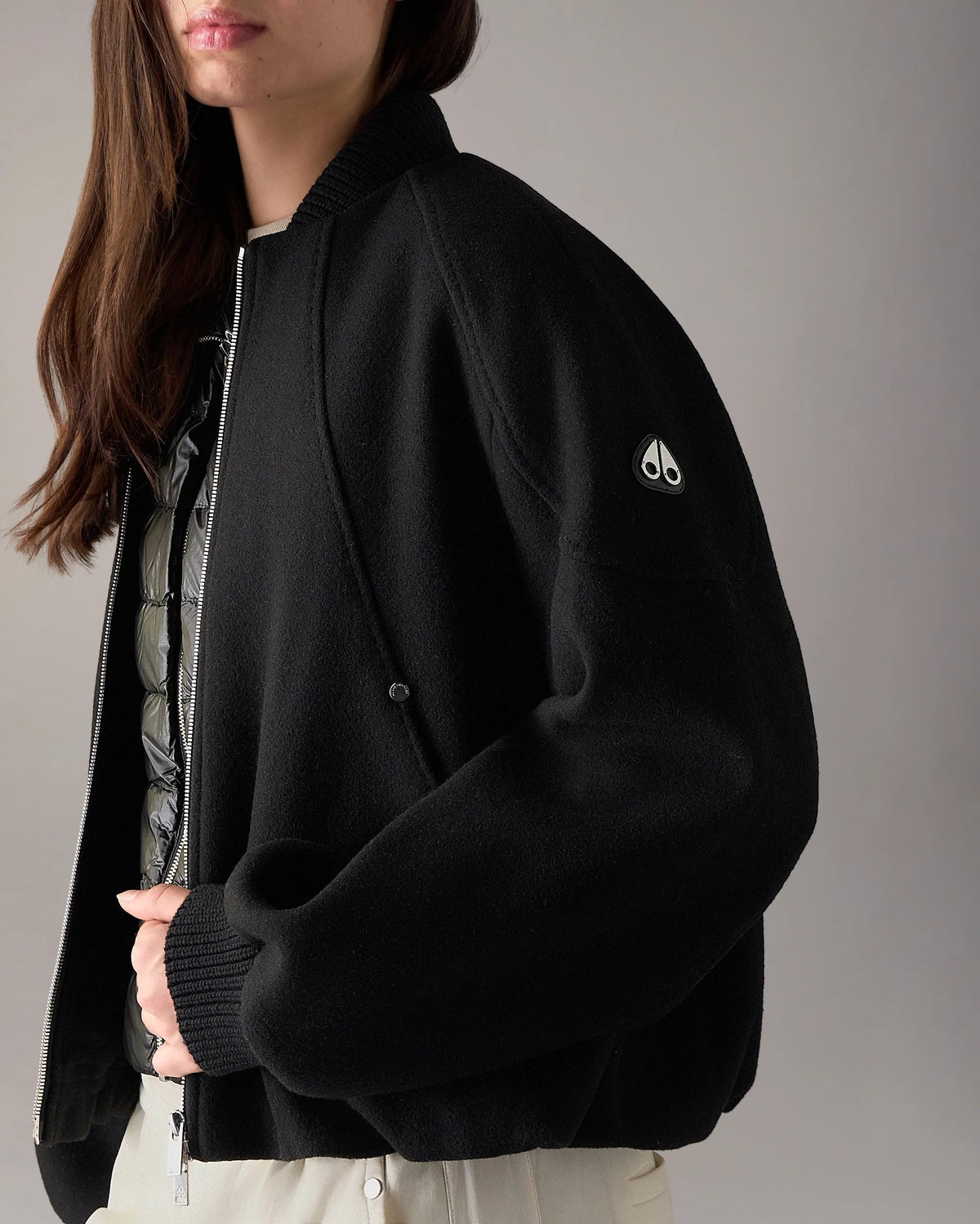 3 in 1 logo-plaque layered jacket-MOOSE KNUCKLES-Verso