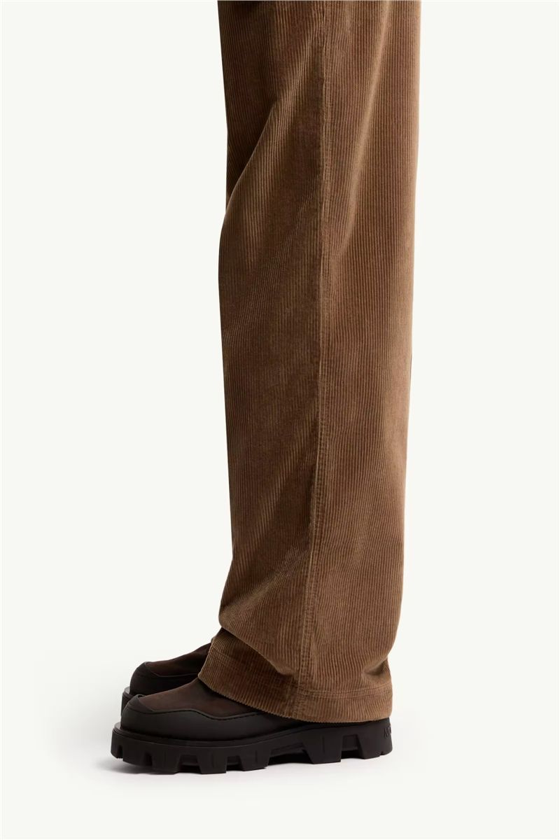 Corduroy wide leg trousers-MONCLER-Verso