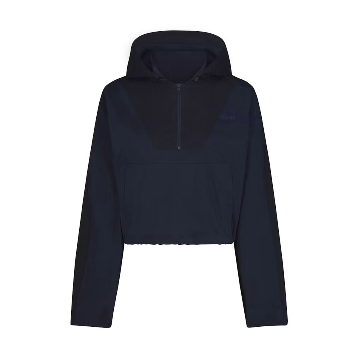 Woven Cotton Half Zip Pullover