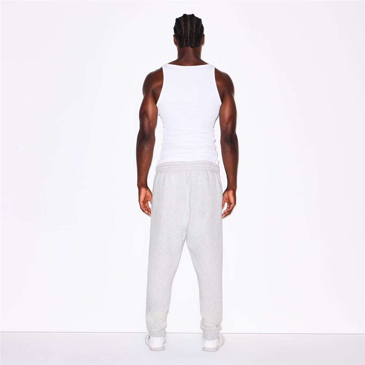 Fleece lounge men's tapered jogger-SKIMS-Verso