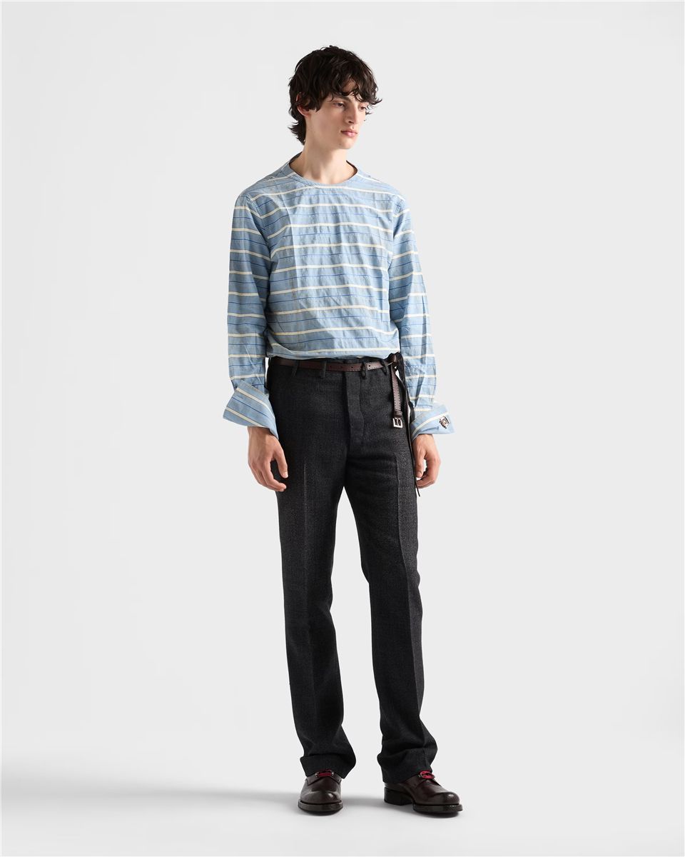 Wool pants-PRADA-Verso