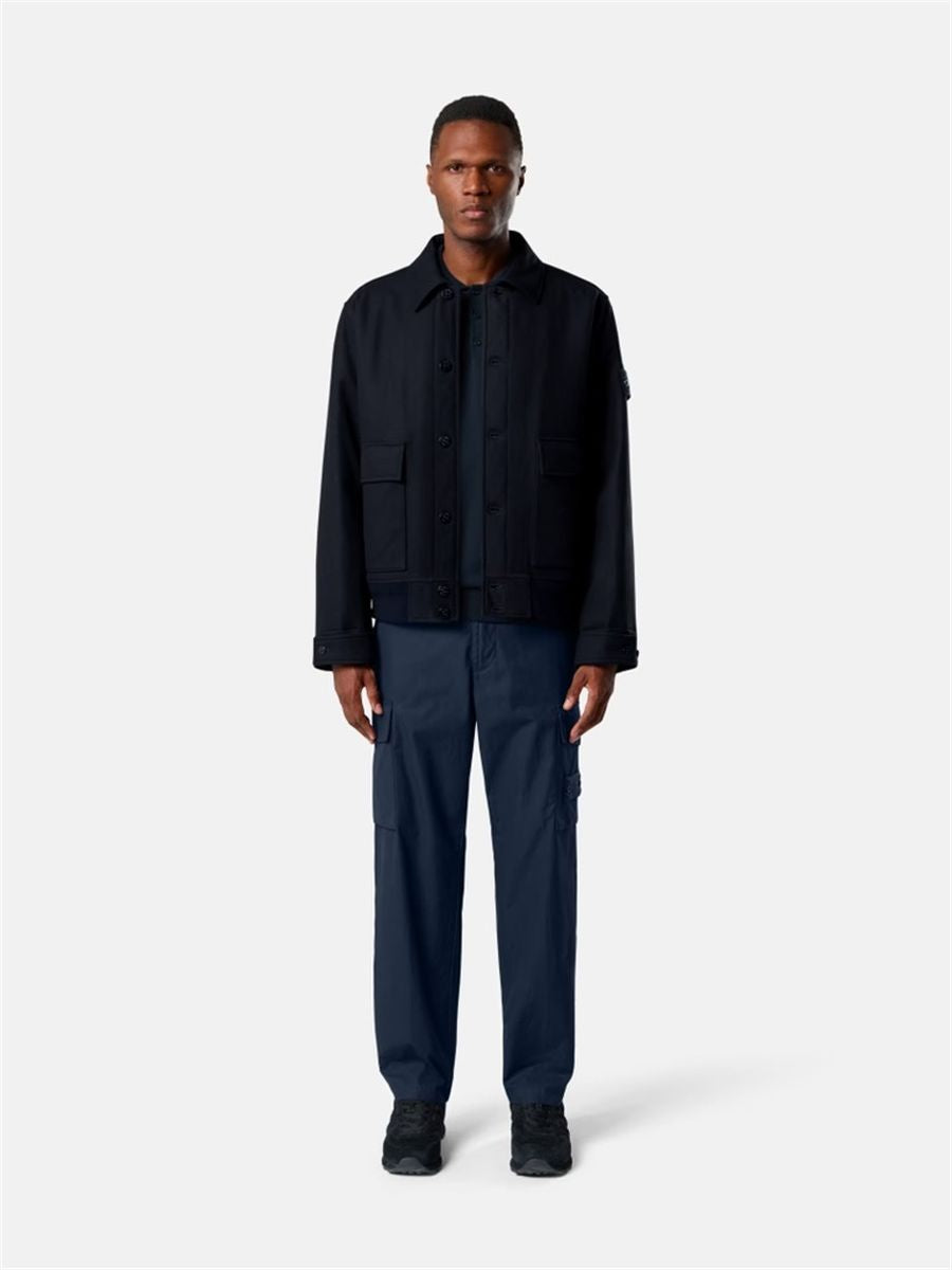 Padded coach jacket with anti-drop
