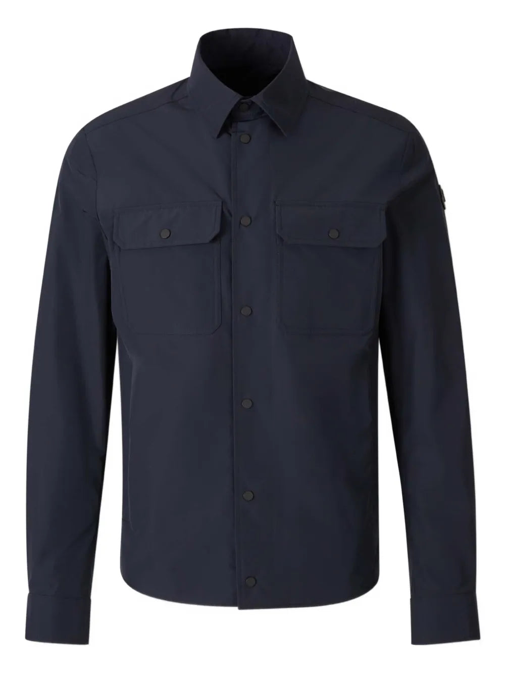 Flap-pocket shirt jacket