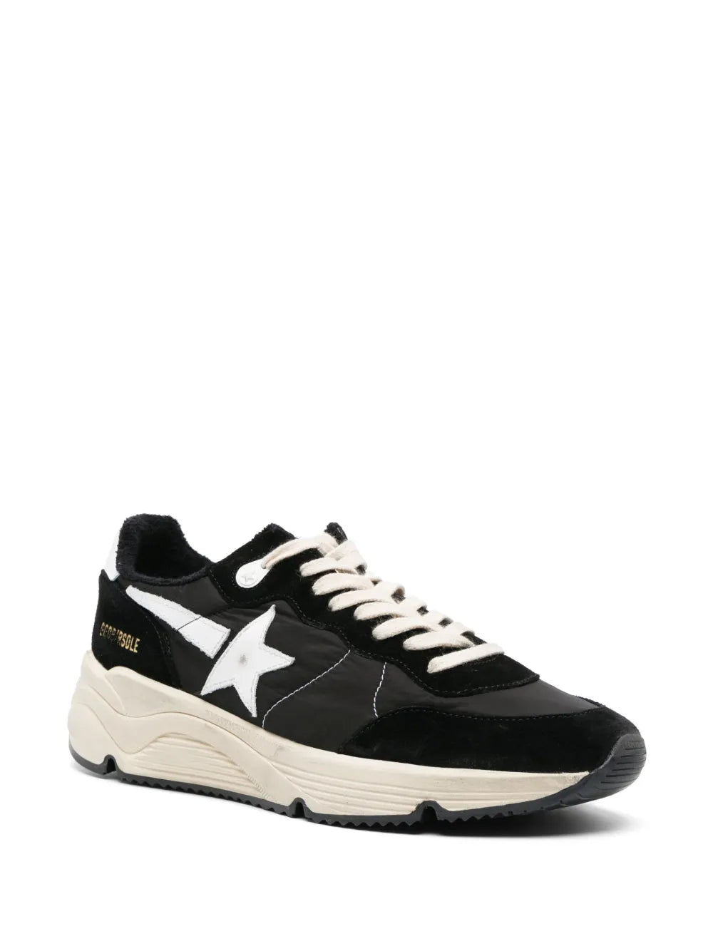 Star-patch lace-up sneakers-GOLDEN GOOSE-Verso