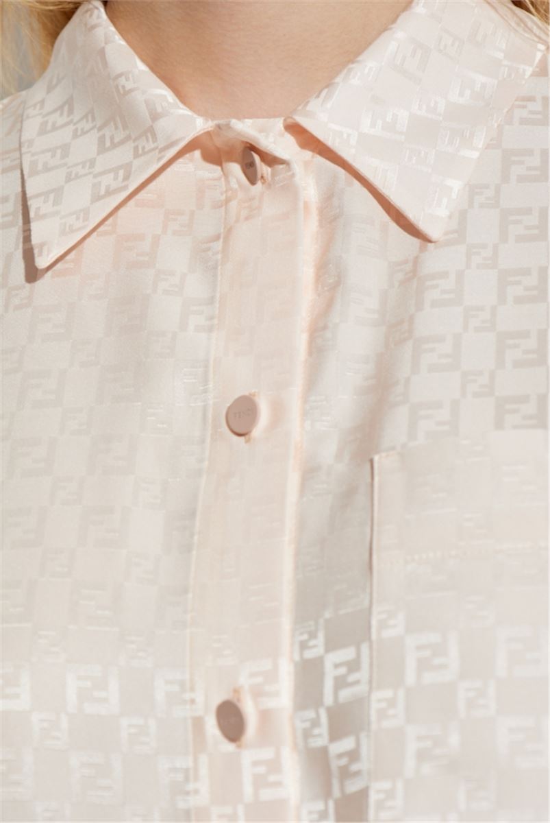SHIRT WITH MONOGRAM - FENDI - Verso