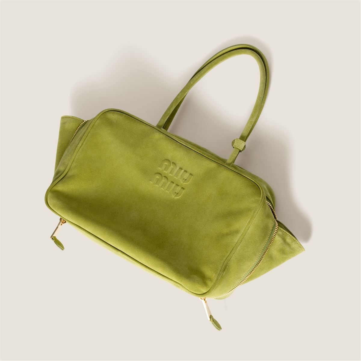 SUEDE BEAU BAG -  MIU MIU -  Verso