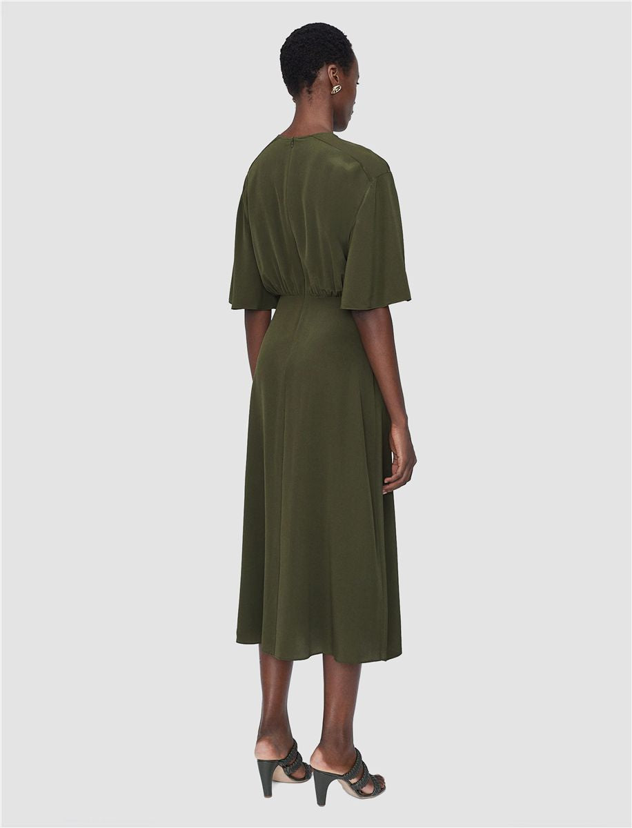 Silsila Crepe de Soie Silk Dress-JOSEPH-Verso