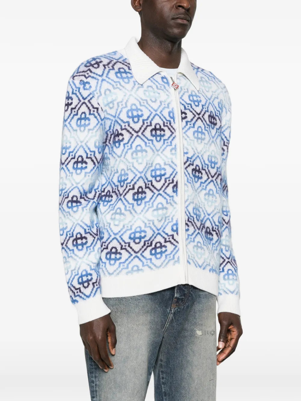 Zip-up cardigan-CASABLANCA-Verso