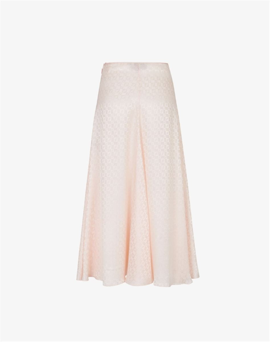 FF SILK SKIRT - FENDI - Verso