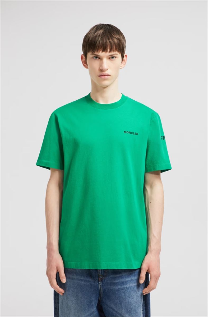 MONCLER X FRGMT MAXI LOGO COTTON T-SHIRT - MONCLER - Verso