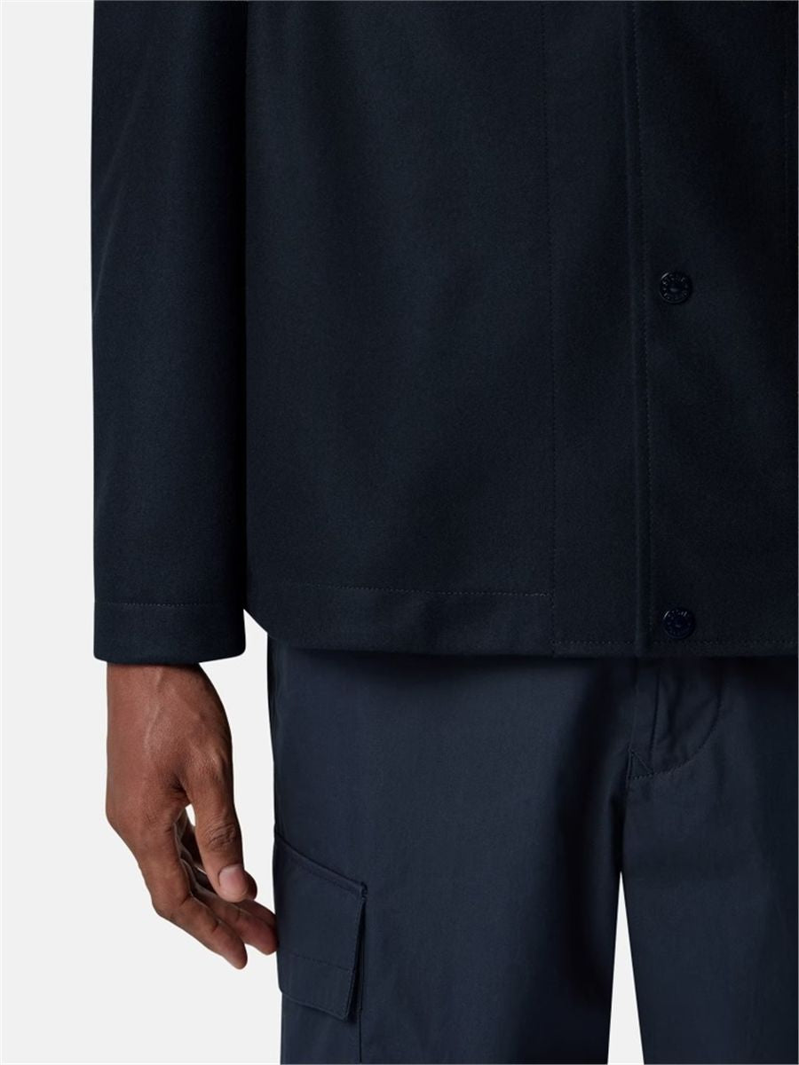 Regular-fit overshirt with chest pocket