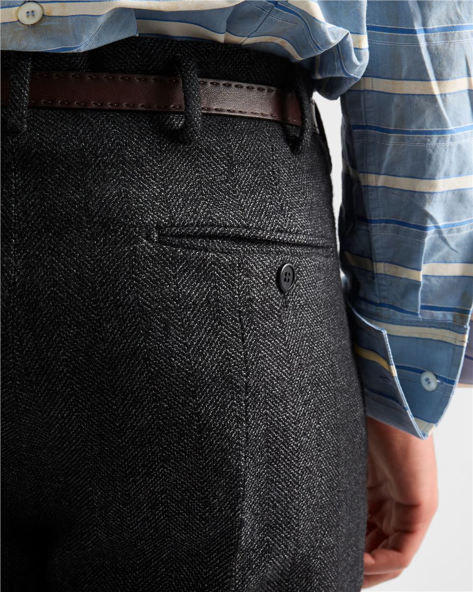 Wool pants-PRADA-Verso
