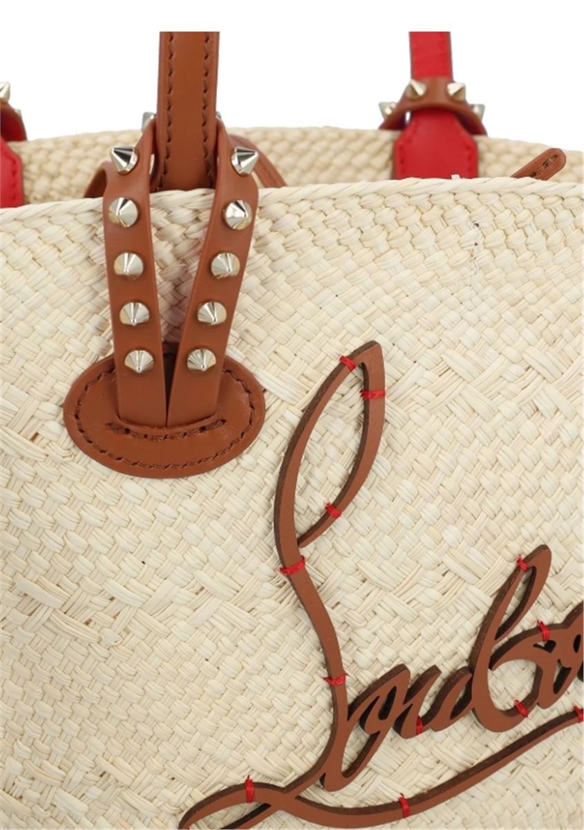 CABATA LOGO PLAQUE BASKET BAG -  LOUBOUTIN -  Verso
