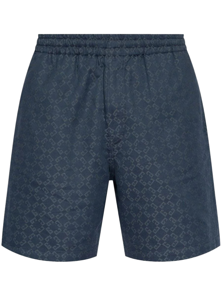 MONOGRAM-PATTERN DECK SHORTS -  GIVENCHY -  Verso