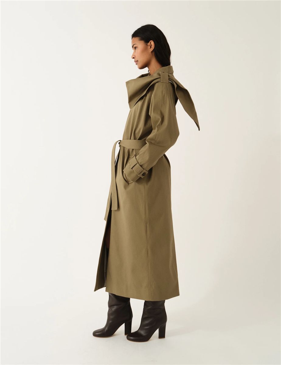 Cadence trench olive-THE GARMENT-Verso