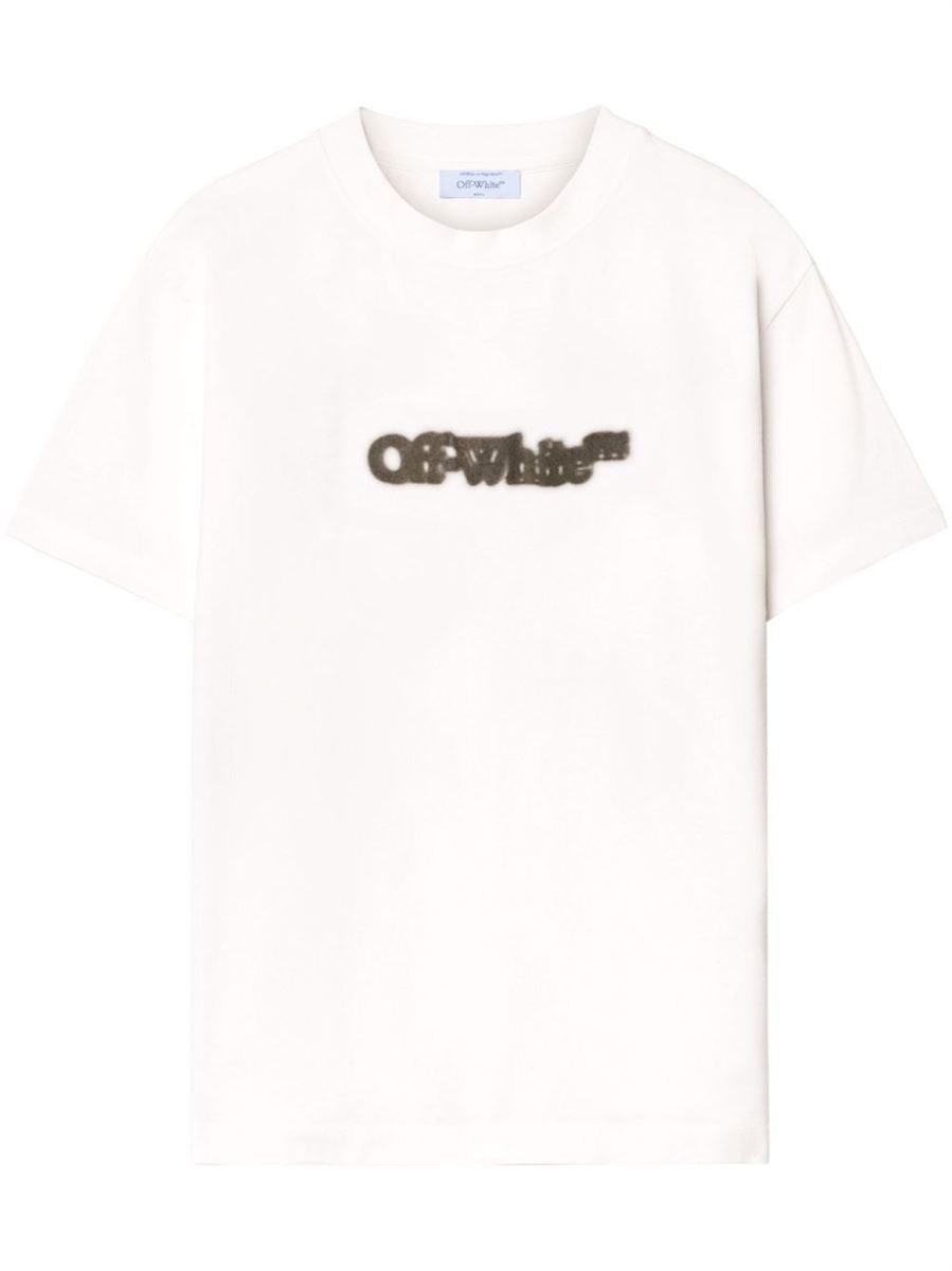 SPRAY ARROW SLIM FIT T-SHIRT -  OFF-WHITE -  Verso