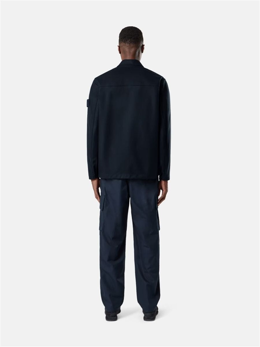 Regular-fit overshirt with chest pocket