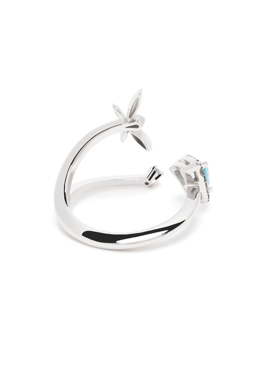 18KT WHITE GOLD RING - ANAPSARA - Verso