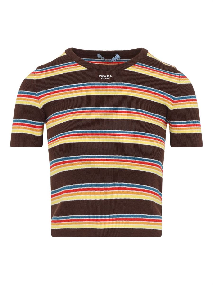 STRIPED T-SHIRT - PRADA - Verso