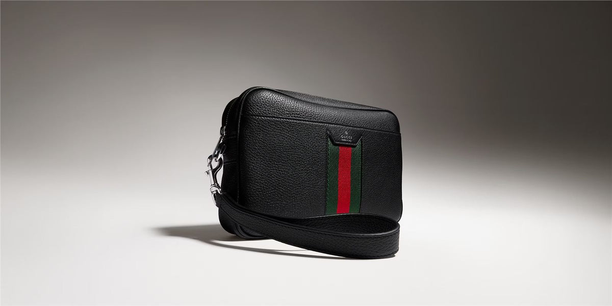 Web trademark small crossbody bag-GUCCI-Verso